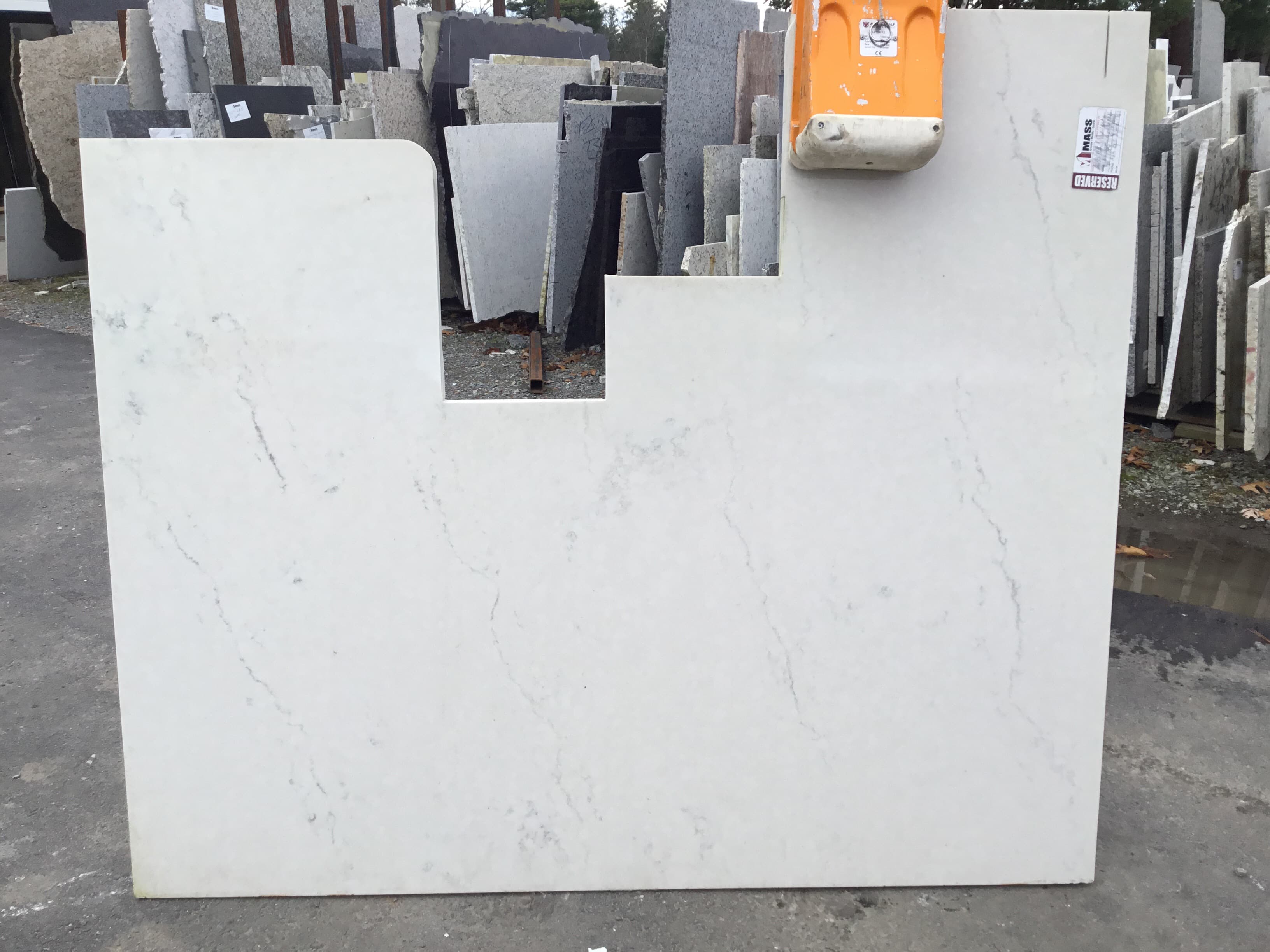 Caesarstone Organic White 3cm Polished, peça 10224-1.R1