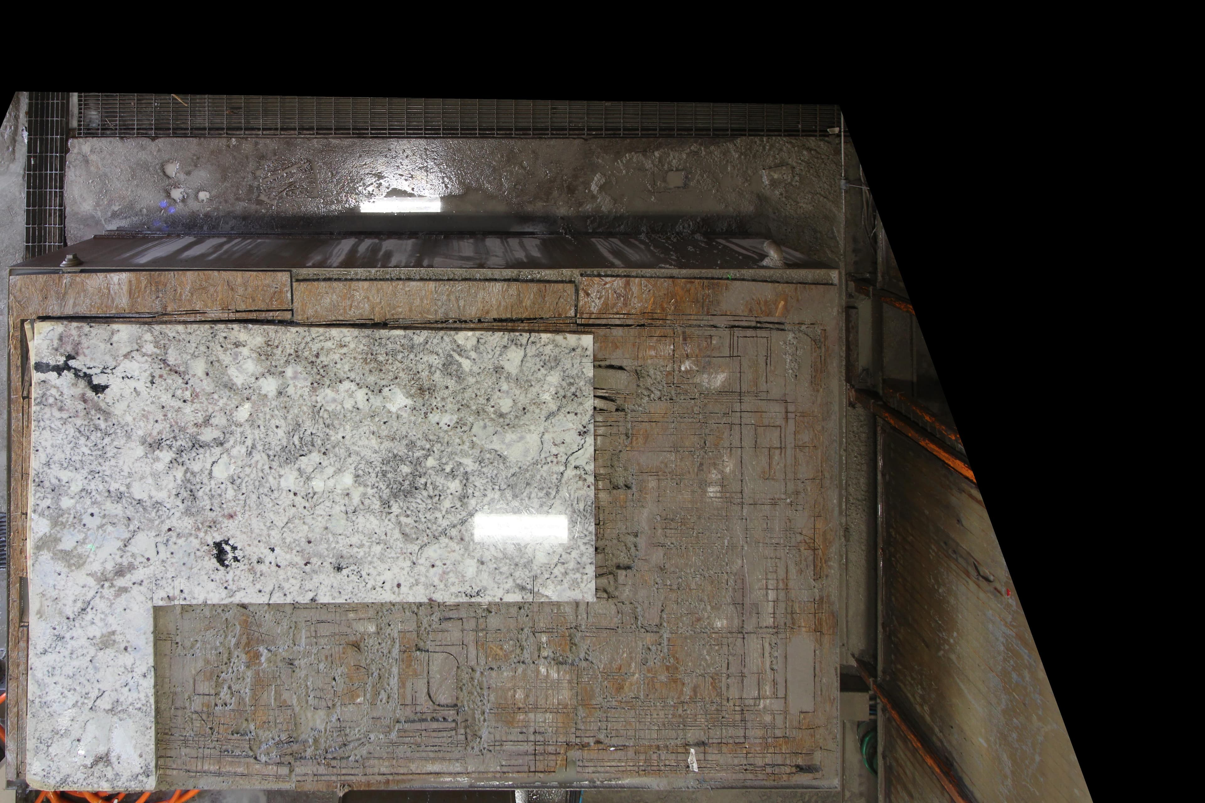 White Galaxy Granite 3CM, pieza 12086-49.R1
