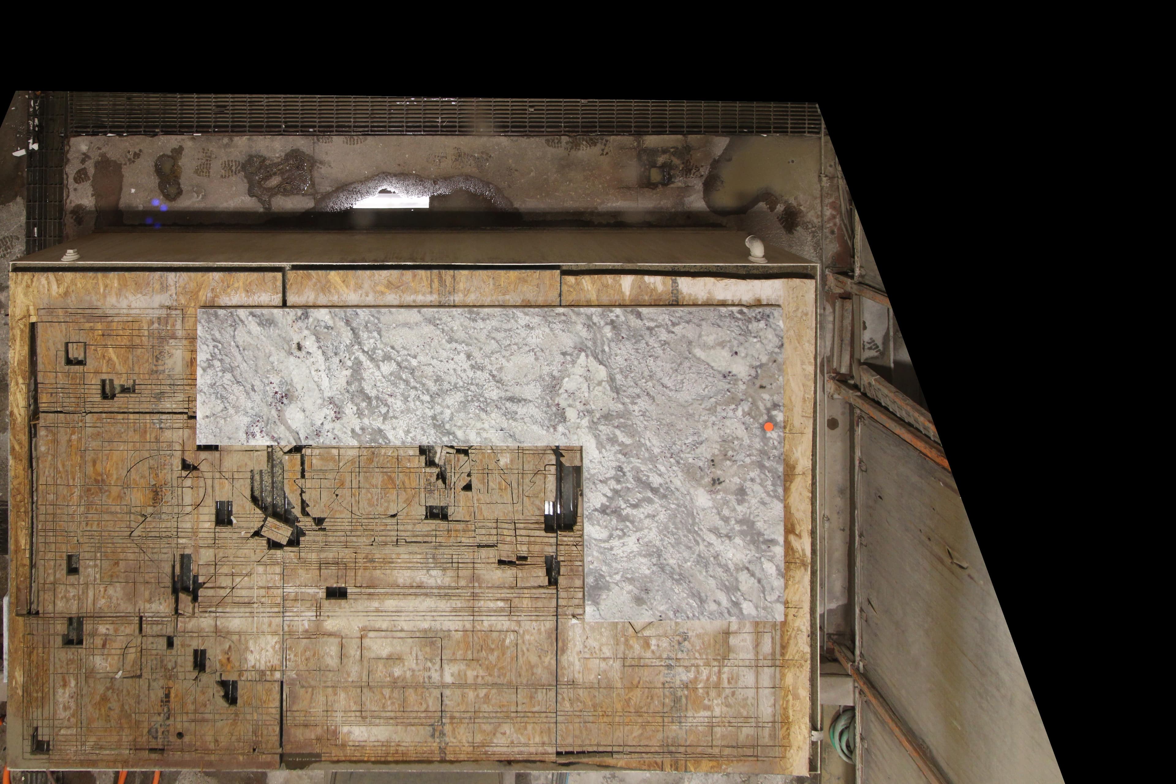 Thunder White Granite 3CM, pieza 14263-2.R1