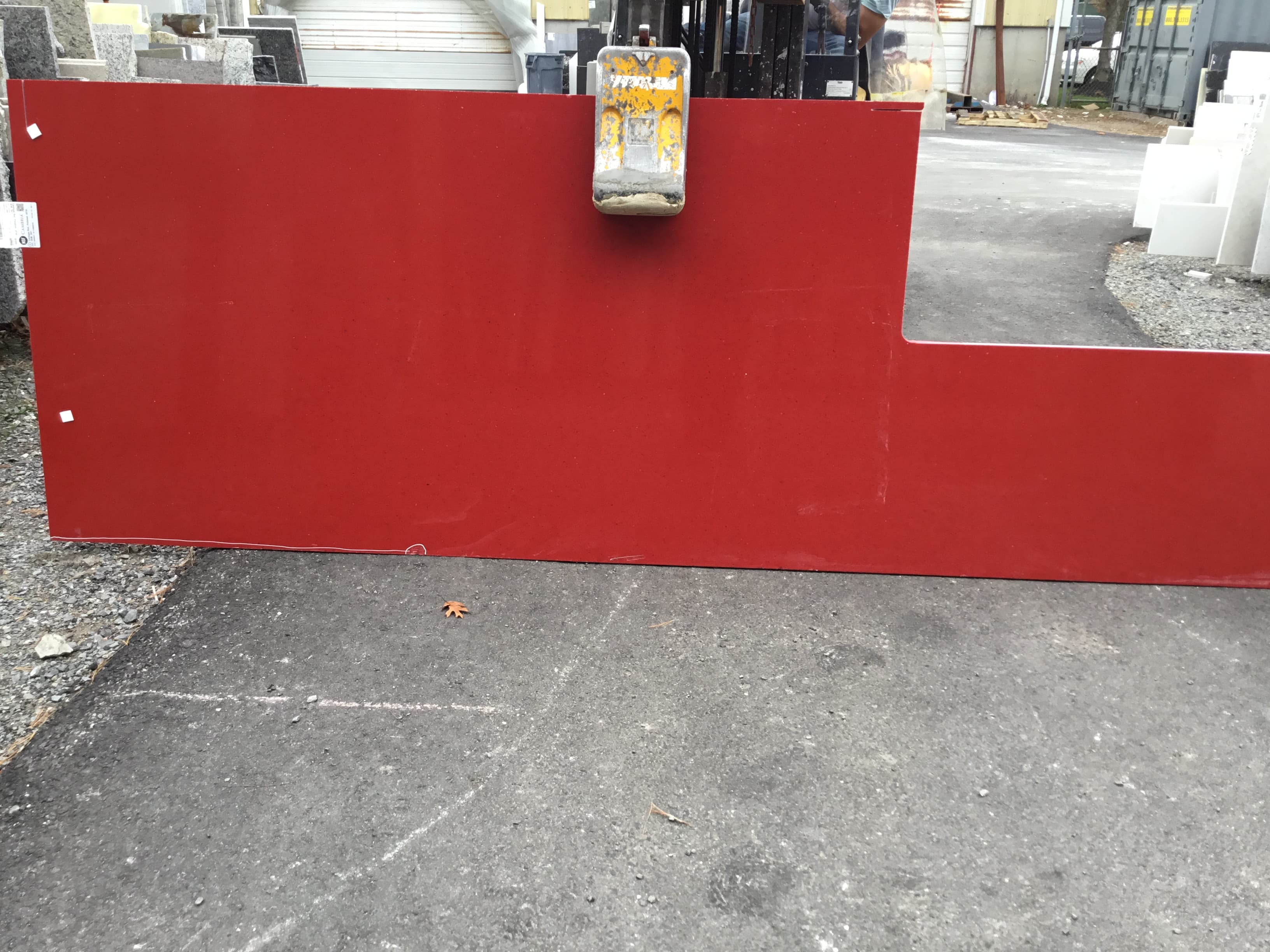 Cambria Red 3CM Polished, pieza 10097-1.R1